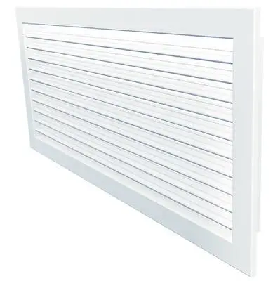 Grada International Steel exhaust grille with fixed vanes