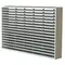  Rectangular linear bar grill ensuring 60/90 minutes fire resistance in rigid walls. 