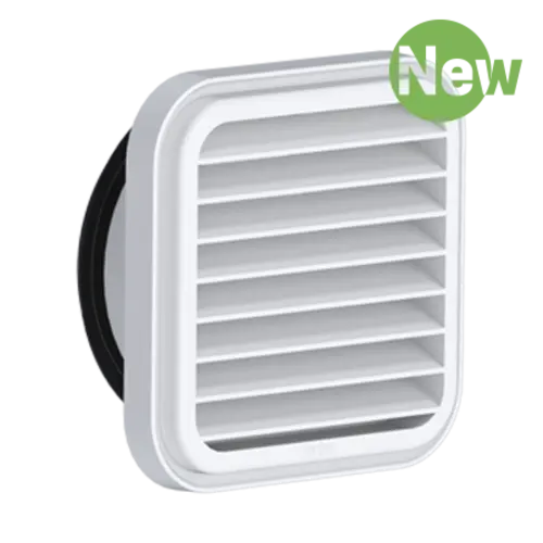 Plastic louvred grilles