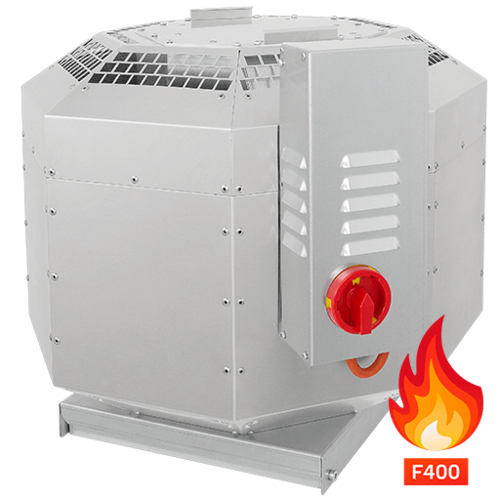 Insulated Upblast Centrifugal Fan up to 200°C continuous operation and 400°C /2H