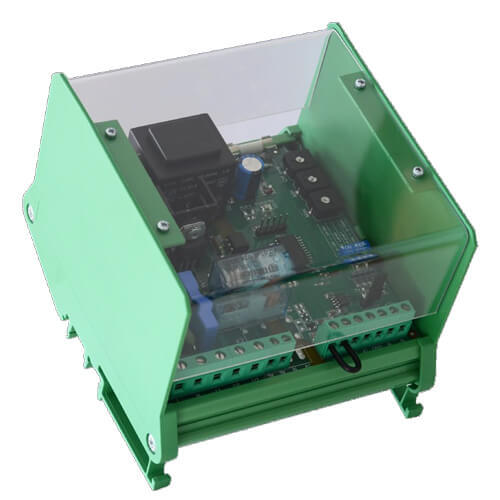 Electronic fan speed controller with TK for DIN rail