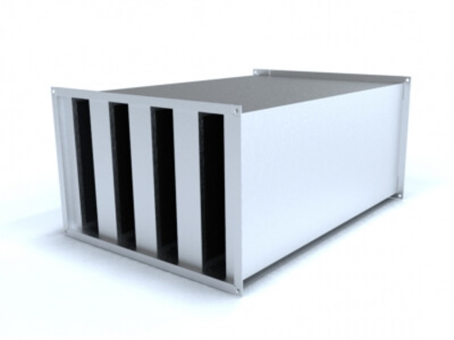 Square duct silencer