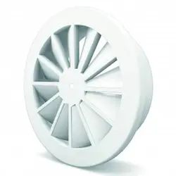 WR210 - ROUND SWIRL DIFFUSER WITH FIXED BLADES