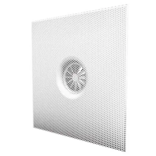PERFORATED DIFFUSER WITH SWIRL EFFECT