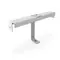 Steel mounting support for central screw fixing for the circular diffusers WR230, WR210, DR160
