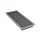 Floor grille with horizontal fixed bars, 12.5 mm pitch