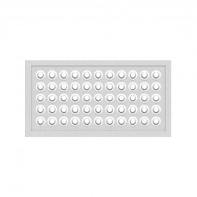 Diffuser with adjustable micro nozzles on a rectangular panel