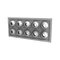 Nozzle diffuser on plate