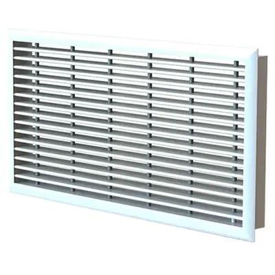The finishing frame GzKF can be placed as finishing for the installation opening of the Gz60 grills.