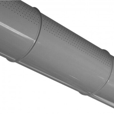 Micro-perforated duct with inductive effect