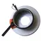 Galvanized steel IRIS air volume control damper of the diaphragm type with pressure measuring points