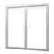 Aesthetic smoke evacuation shutter for ceiling mounting.