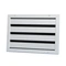 Double sound attenuating door or transfer grilles
