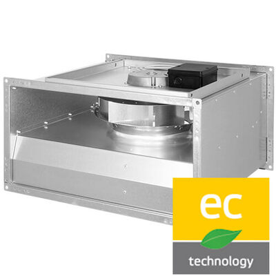Duct fan with EC motor