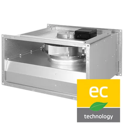 Duct fan with EC motor