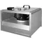 Duct fan, voltage controllable, sound insulated