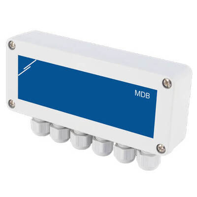 PoM distribution box, 6 channels - wall mounting