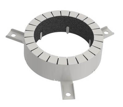 Fire resistant collar