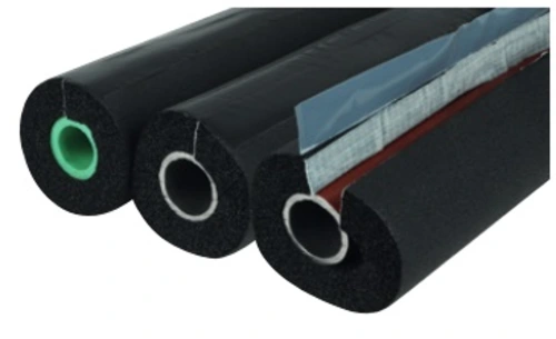 NBR tube self-adhesive with overlap