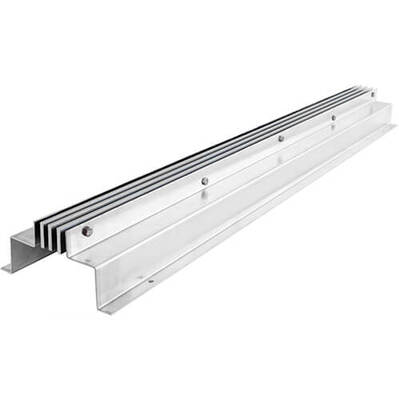 Floor diffuser is used for air supply to large glass surfaces.