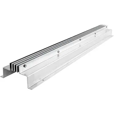 Floor diffuser is used for air supply to large glass surfaces.