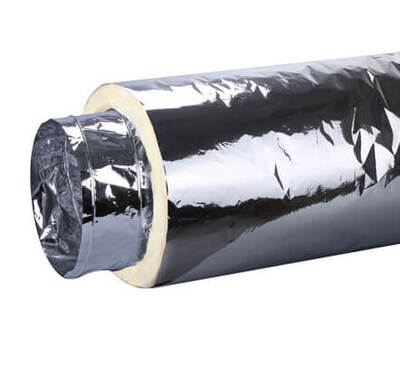 Lightweight, flexible, thermally insulated duct