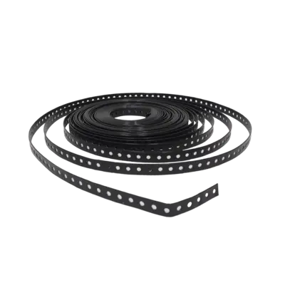 Plastified galvanized steel perforated bands