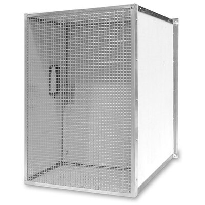 Grill, very well suited as protection grill on the end piece of a duct system (PG3V + PPT).