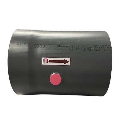 Back draft damper from PVC