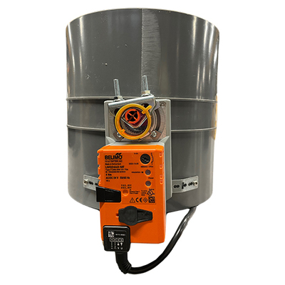 Volume Control Damper from PVC for motorized control