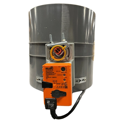 Volume Control Damper from PVC for motorized control