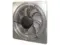 Square plate mounted high efficiency axial fan