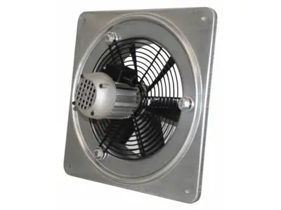 Plate mounted axial fans