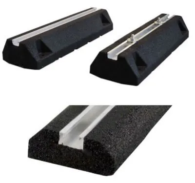 Rubber Rails with/without bolt sets