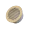 Circular external grill for air exhaust or supply