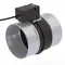  The RM-ME motorized damper works in fully-open/fully-shut mode, operated by an electric motor.