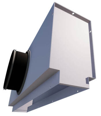 Plenum for drum slot diffuser