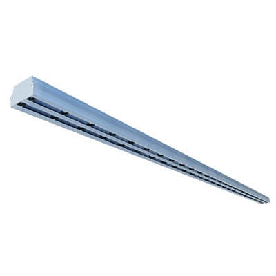Aluminium drum slot diffuser without flange and direct mounting