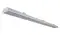 Aluminium drum slot diffuser with flange and concealed screw fixing