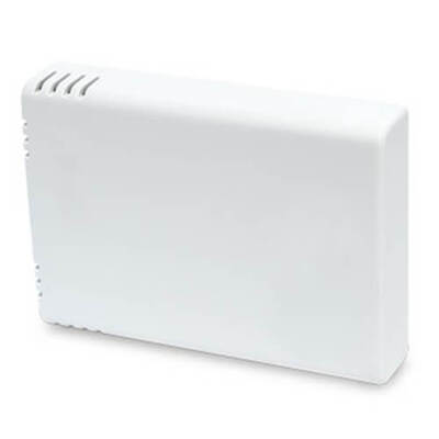 Multifunctional room sensor and switch: Temperature and relative Humidity. 