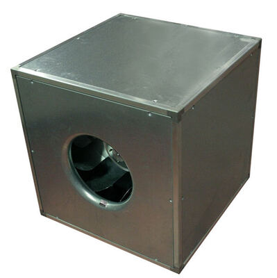 Backward curved centrifugal box fans