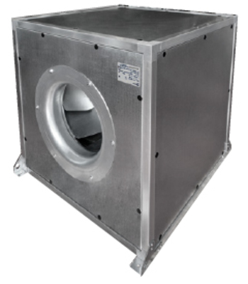 Backward curved centrifugal box fan