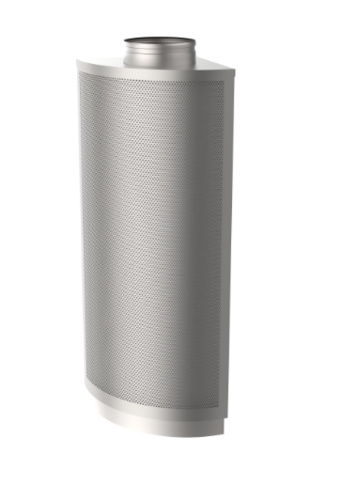 Corner displacement diffuser