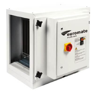 The SFE is an electrostatic filter for kitchen exhaust air.
