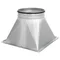 Circular outlet duct connection flange for MPC / MPC...T