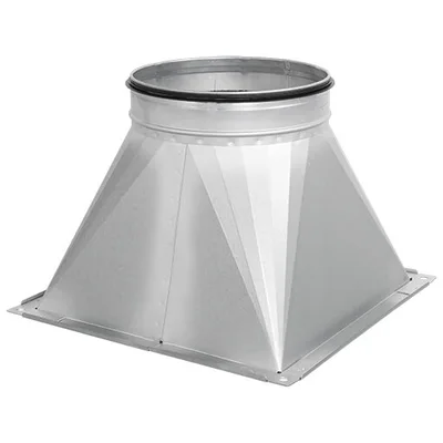 Circular outlet duct connection flange for MPC / MPC...T