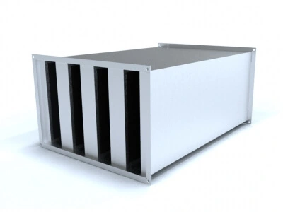 Square duct silencer