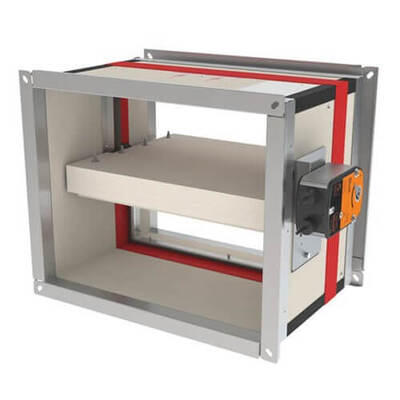 Aesthetic smoke evacuation shutter for ceiling mounting.