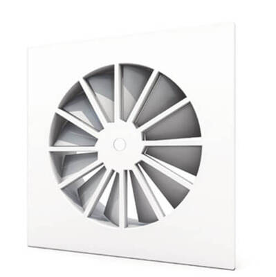 WS210 - Square swirl diffuser with fixed blades