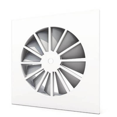 Grada International Square swirl diffuser with fixed blades